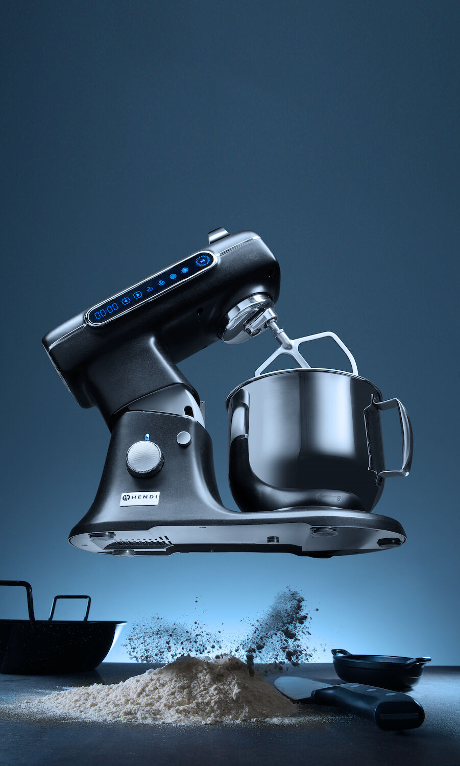Blackbolt miscelatore planetario HENDI, HENDI, 7L, Nero, 230V/1500W, 460x310x(H)379mm